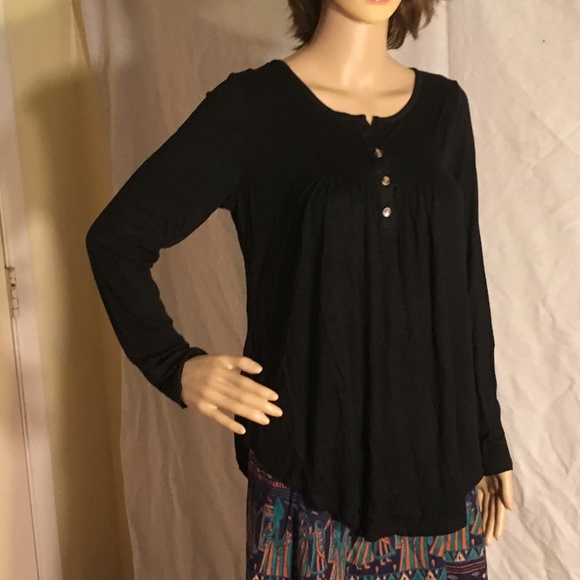 NIB Leo Rosi Jane Black Casual Tunic size small - Picture 4 of 6